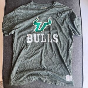 Retro Brand Bulls Graphic T-Shirt